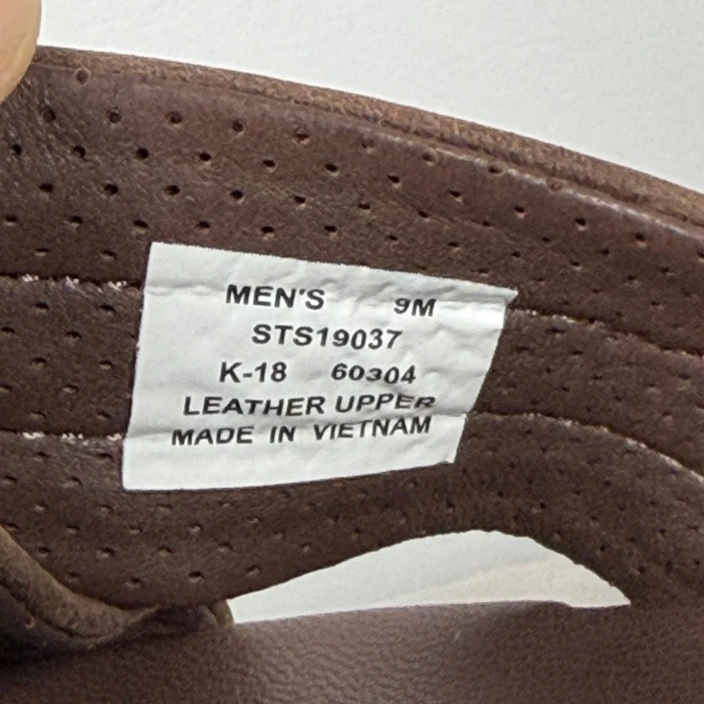 Sperry Gold Cup Size 9M Regatta X Strap Leather Sandals STS19037